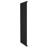 Flat Single Column Radiator - 1800 x 560mm - Black