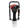 T-Mech Petrol Post Driver 120mm Posts Fence Knocker Hammer Thumper 4-Stroke Portable Picket Fencing Rammer 37.7cc / Carry Case & Tool Kit