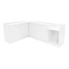 Luna LED Shop Counter Set CM60, TB60 & 2 x B1200 - White