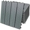66 x WPC Decking Tiles Grey Terrace Decking Wood Plastic Composite DIY Interlocking Flooring Balcony Roof Terrace Hot Tub Outdoor Deck Tiles Click & Go Easy Clean Weather Resistant 30 x 30 cm (6 m?)
