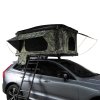 Car Roof Top Tent Camouflage Large Hard Shell Box Gas Assisted Pop Up Bunk 2-3 Person 3000mm Waterproof Camping Telescopic Ladder 5.5cm Mattress Boot Bags Anti Condensation FREE Storage Net & Torch