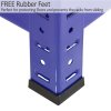 10 x Monster Racking 90cm Blue Garage / Utility / Shed Storage Racks Bays / Warehouse Shelving includes FREE rubber mallet