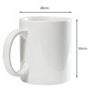 PixMax Blank Polymer Coated 11oz Sublimation Mugs & Gift Boxes, 72 Pack, AAA Grade