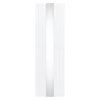 Flat Panel Radiator With Mirror 1800mm x 565mm Modern Designer Double Column Vertical Heater Matt White Carbon Steel Wall Mounted Kitchen Living Room Cleaning Brush Fixing Kit & Brackets