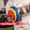 Olympic Tri-Grip Rubber Weight Plates Colour Pairs Sets 15 kg PAIR