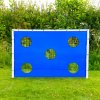 Football Goal Net 6 x 4ft All Weather PVC Goalpost 30ply Knotted Netting 24