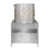 Poultry Plucker Machine 50cm Drum Automatic Chicken Turkey Duck Birds Rotating Water Pipe Drain Chute Defeather Plucking Stainless Steel 99 Rubber Fingers 2HP 220V 6 Bird Capacity Farming Abattoir