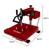 Heat Press Machine T-Shirt Printing Vinyl Sublimation Photo Transfer + Printer