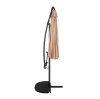 Cantilever Parasol 3m With Half Fan Base - Beige