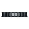 Traditional 4 Column Radiator & Valves - 300 x 1505mm - Anthracite Grey