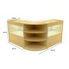 Andromeda LED Shop Counter Set LM60 & 2 x C900 - Maple