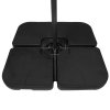 Cantilever Parasol Base - Square x 4
