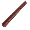 Flexible Lawn Edging Garden Border Grass Pathways Path Edge Vegetable Plot Flowerbed Raised Borders Rubber Artificial Grass Terracotta | Pack of 10 x 1.2m