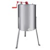 Manual Honey Extractor Separator 4 Frames Stainless Steel Barrel Beehives Honeycomb Spinner Crank Tool With Stand Beekeeping Extractor Equipment