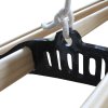 Clothes Airer Ceiling Pulley Maid Traditional Mounted Clothing Dryer 6 Lath Laundry Drying Rack Rail 1.5m Black