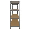 Monster Racking Q-Rax Garage Racking Heavy Duty Shelving, 360kg/shelf, 160cm x 60cm x 160cm, Grey