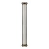 Traditional 3 Column Radiator - 1500 x 200mm - Raw Metal