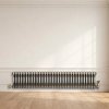 Traditional 2 Column Radiator - 300 x 1460mm - Raw Metal