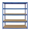 Monster Racking 10 x Garage Racking Shelving Unit / 5 Tier 1600mm Wide x 600mm Deep / Steel & MDF Shelves