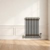 Traditional 2 Column Radiator - 600 x 425mm - Raw Metal