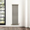 Traditional 2 Column Radiator - 1500 x 470mm - Raw Metal