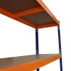 Monster Racking S-RAX 5 x Metal Shelving Heavy Duty Racking Units, 265kg/Shelf, 150cm x 50cm x 180cm