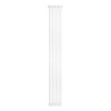 Oval Single Column Radiator - 1800 x 240mm - White