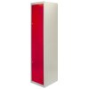MonsterShop 3 x 2 Door Metal Storage Lockers, Red & Grey Steel Lockable Unit, Staff Gym School Changing Room