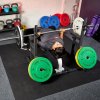 Home Gym Weightliftings Squat Rack Flat Weight Bench Set