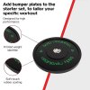 7ft Olympic Weightlifting Bar Bumper Weight Plate Sets 30kg Weight