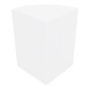 Retail Shop Corner Counter LM60 - White