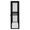 Gas Bottle Cage 184 x 116 x 57cm Collapsible Mesh Secure Cylinder Storage Galvanised Steel 3mm Wire Thickness 6 x 19kg / 2 x 47kg Propane Bottles Removable Shelf FREE Warning Sign, Padlock & 2 Keys