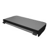 Hot Tub Cover Spa Lid 220cm x 220cm Square Black Hard Top Weatherproof PVC Leather Foam 25KG/m3 Density Galvanized C-Channel UV Mildew Flame Resistant