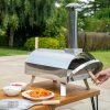 Fresh Grills Premium Outdoor Pizza Oven, Dual-Wall Insulated, Multi-Fuel, 500C Max Temperature with Pizza Peel, Stone & Rain Cover