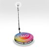 360 Photo Video booth 100cm Platform Rotating Selfie Spinner Party Wedding LED Ring Light Automatic Remote Control Bluetooth Adjustable Arm Slow Motion Battery or Mains Powered Flight Case Money Gun