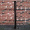 Royal Mail Post Box with Floor Stand ER Cast Iron Wall Mounted Wedding Authentic Pillar Replica Lockable Post Office Letter Box Black
