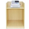 MonsterShop TB60 Reception Cash Till Desk, Maple, 60cm x 90cm x 60cm, Melamine MDF