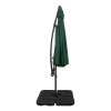 Cantilever Parasol 3m With Square Base - Green