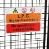 Gas Bottle Collapsible Cylinder Bottle Storage Security Galvanised Powder Coated Steel Mesh Cage 900mm