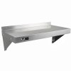 KuKoo Commercial Catering Corrosion Resistant x 2 Stainless Steel Kitchen Wall Shelf & Free Microfiber Cloths 900mm x 300mm