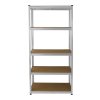 Monster Racking E-rax Shelving cabinet - 90x40x180 cm - Silver - 100% boltless - Load capacity: 200 kg per shelf - metal storage rack