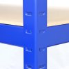 T-Rax Pack of 9 Garage Shelving Unit Extra Wide - 5 Tier Heavy Duty Rack for Storage Steel Utility Shelves | Metal & MDF Boltless Racking Assembly System | 280KG Per Shelf + FREE Rubber Mallet