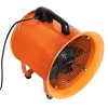 Dust Extractor Ventilation Fan 250mm Portable 6m Duct Hose Workshop Fume Air Blower Industrial PVC Ducting Ventilator