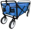 Foldable Garden Cart Pull Wagon Heavy Duty Trolley Utility Wheelbarrow Trailer Wheels Collapsible Folding Transport