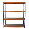 Monster Racking S-RAX 5 x Metal Shelving Heavy Duty Racking Units, 265kg/Shelf, 150cm x 50cm x 180cm