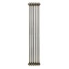 Traditional 3 Column Radiator - 1500 x 290mm - Raw Metal