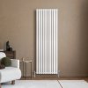 Oval Single Column Radiator - 1800 x 600mm - White
