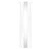 Oval Panel Radiator With Mirror 1800mm x 500mm Modern Designer Double Column Vertical Heater Gloss White Carbon Steel Wall Mounted Kitchen Living Room Cleaning Brush Fixing Kit & Brackets