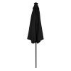 LED Tilt Parasol 2.7m - Black