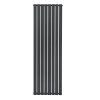 Flat Single Column Radiator - 1800 x 560mm - Anthracite Grey